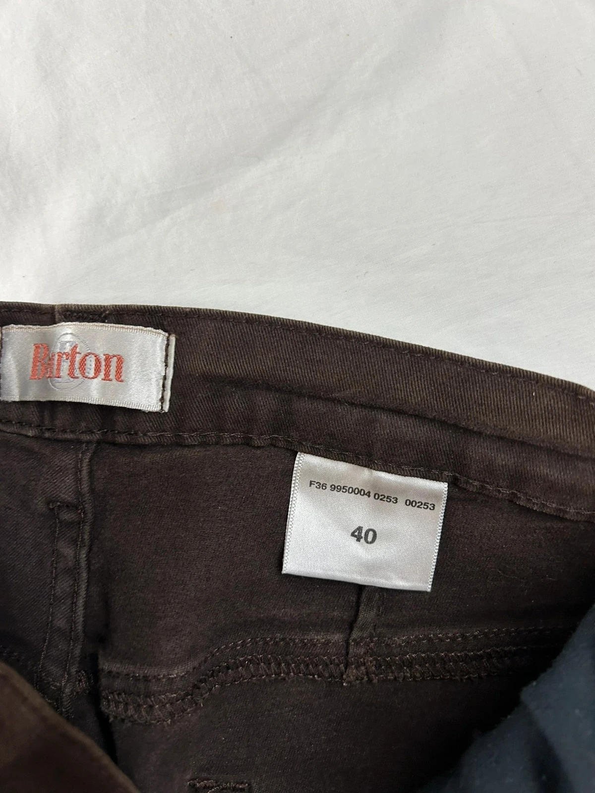 Bruine Burton skinny jean maat 40 – photo 8